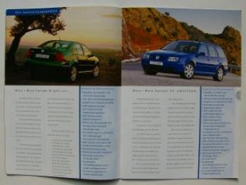 VW Bora & Variant 1J2 1J6 Prospekt Österreich Juli 2000