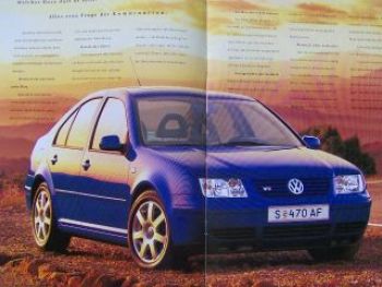 VW Bora & Variant 1J2 1J6 Juni 2000 Prospekt Österreich