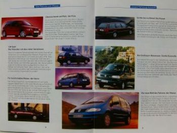 VW Mobil Fahrhilfen für Behinderte Prospekt Golf4 etc. 4/1996