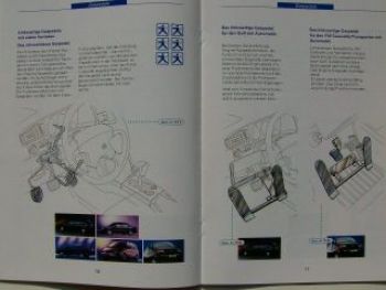 VW Mobil Fahrhilfen für Behinderte Prospekt Golf4 etc. 4/1996