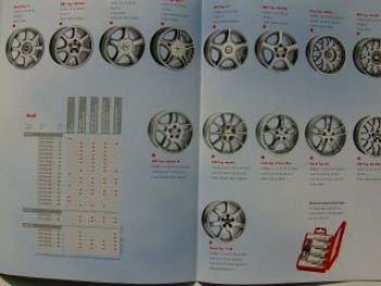 VW Audi Leichtmetallfelgen 1999 Prospekt BBS Ronal Exip ATS