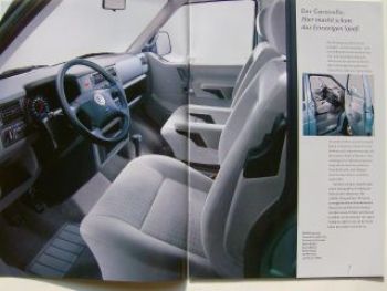 VW T4 Caravelle Prospekt 2,8L V6 2,5L TDi September 2000