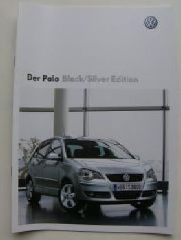 VW Polo Black/Silver Edition Prospekt 9N3 Oktober 2008 NEU