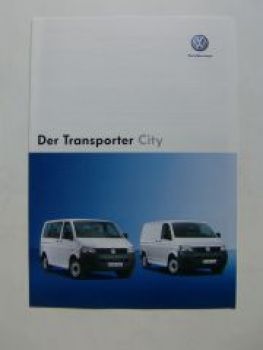 VW T5 Transporter City Prospekt November 2007 NEU