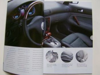 VW Passat Variant Prospekt 3B6 Oktober 2001 Facelift