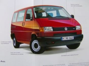 VW T4 Transporter Kombi Economy Prospekt Mai 2002 NEU