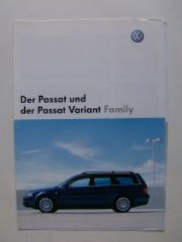 VW Passat & Variant Family Prospekt Dezember 2002 3B3 3B6