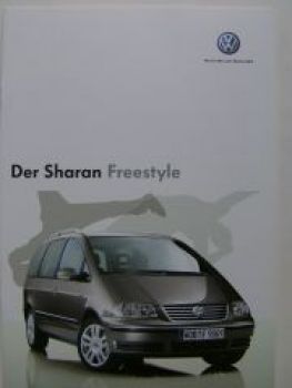 VW Sharan Freestyle Prospekt Oktober 2006 7M6 7M9