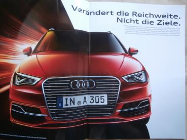 Audi tron Technologie A3 Format Prospekt +Hologramm A3 Sportback