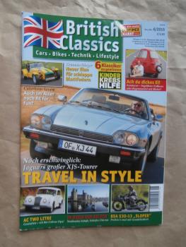 British Classics 6/2015 Caterham Seven,Jaguar XJS Tourer,AC Two Litre,BAS S30-30