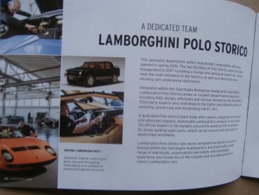 Lamborghini Polo Storico +Miura +LM002 +Original Spare Parts +Accessori Originali Prospekt Englisch 2017
