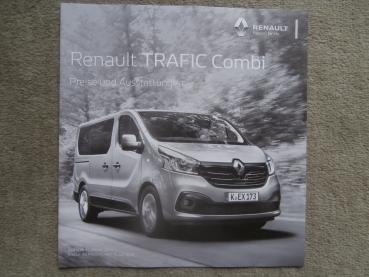 Renault Trafic Combi +Expression dCi95 120 +Grand Combi Preisliste vom 15.Juli 2018