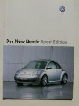 VW New Beetle Sport Edition Prospekt 9C1 1C1 November 2003