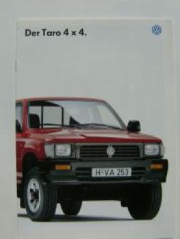 VW Taro 4X4 Prospekt Dezember 1995 NEU