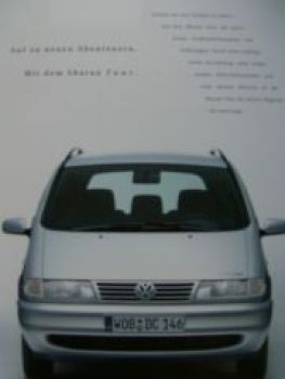 VW Sharan Tour Prospekt 7M8 Oktober 1999