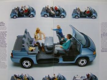 VW T4 Caravelle Prospekt Juli 1995 Rarität