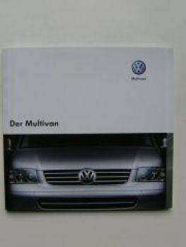 VW T5 Multivan Prospekt +Preisliste 7HM 7HF März 2003