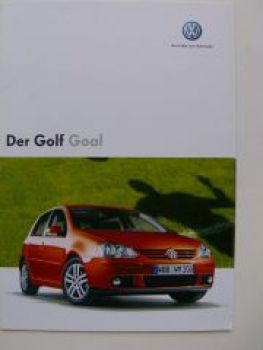 VW Golf5 Goal Prospekt Februar 2006 1K1