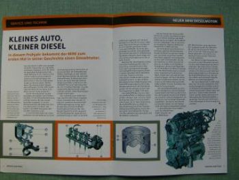 BMW Mini Prospekt Service & Teile 2003 intern R50 R53