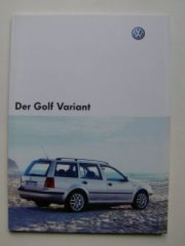 VW Golf4 Variant Prospekt Mai 2005 1J5