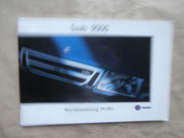 Saab 9000 Betriebsanleitung M1991