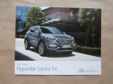 Hyundai Santa Fe Prospekt Januar 2016 NEU