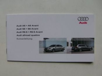 Audi A6 S6 +Avant RS6 allroad quattro Kurzanleitung September 20