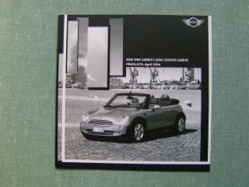 BMW Mini Preisliste R52 Cabrio 2004