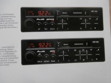 Audi Coupé Typ89 Sonderausstattungen 2.3E quattro 20V Juli 1989