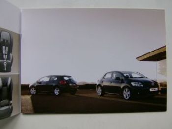 Toyota Auris Zubehör Prospekt August 2009 +Preisliste