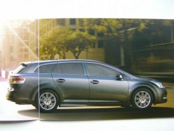 Toyota Avensis Zubehör April 2009 Prospekt +Preisliste