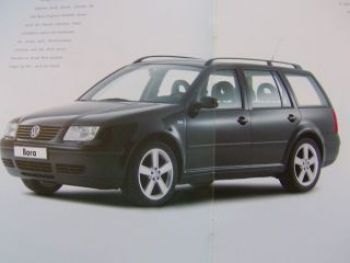 VW Bora & Variant Original Zubehör Prospekt 1J2 1J6 Juni 1999
