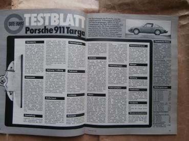 Gute Fahrt 3/1975 VW Passsat B1 Modellübersicht,Porsche 911 Targa,