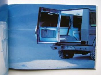 Mercedes Benz G-Klasse Prospekt + G55 AMG August 2003 BR463