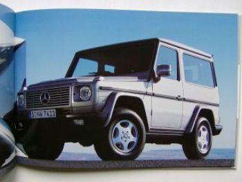 Mercedes Benz G-Klasse Prospekt + G55 AMG August 2003 BR463