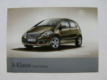 Mercedes Benz A-Klasse Grand Edition Prospekt April 2008 BR169