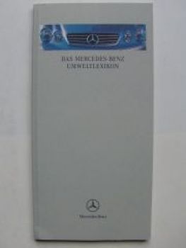 Mercedes Benz Umweltlexikon Prospekt  September 1999