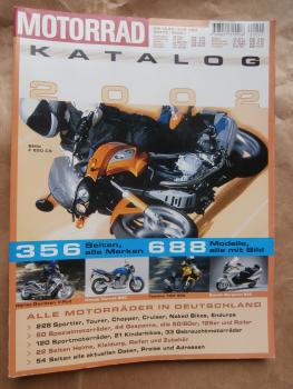 Motorrad Katalog 2002 Nr.33 356 Seiten alle Marken 688 Modelle mit Bild