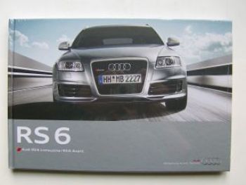 Audi RS6 Limousine/Avant Buch November 2009 NEU