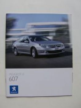 Peugeot 607 Prospekt 3/2008 +Preisliste 4/2009 NEU