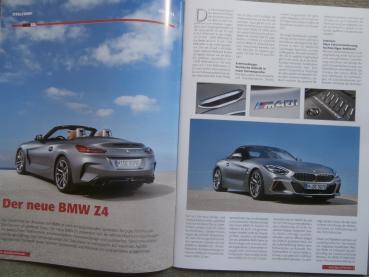 Auto Sport Fenster 5+6/2019 BMW Z4 Roadster M40i,GLE,VW T-Cross,Porsche 718 T,Renault Scénic