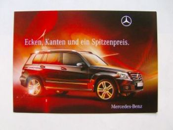 Mercedes Benz Ecken und Kanten GLK-Prospekt X204