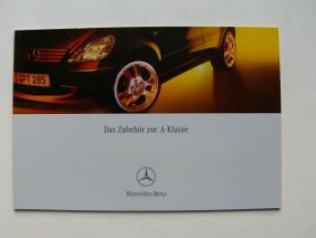 Mercedes Benz A-Klasse Zubehör Prospekt BR168 März 2001