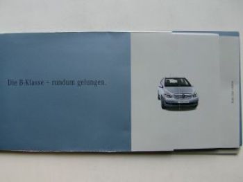 Mercedes Benz B-Klasse BR245 Vorstellungsringbuch März 2005
