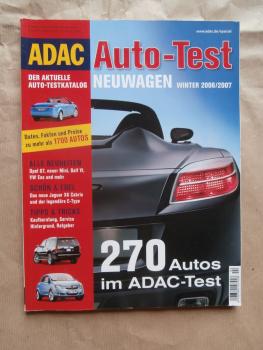 ADAC Auto-Test Neuwagen Winter 2006/07 XK Cabrio, Focus CC,Rodius, 047, Boxster,Cayenne,X-Trail,Eos,RAV4,Carens,