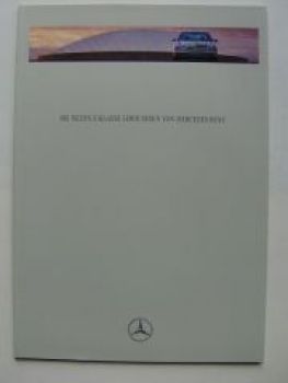 Mercedes Benz E-Klasse Limousine Prospekt August 1995 W210