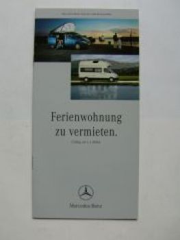 Mercedes Benz Freizeit- & Reisemobile Prospekt 1.1.2004