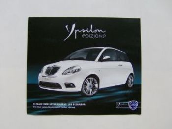 Lancia Ypsilon edizione Prospekt September 2009