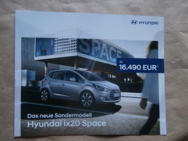 Hyundai ix20 Space Prospekt Februar 2018
