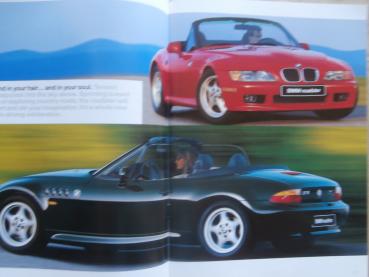 BMW Z3 Roadster E36/7 1.9 +James Bond 007 Englisch US Carbrochure March 1996